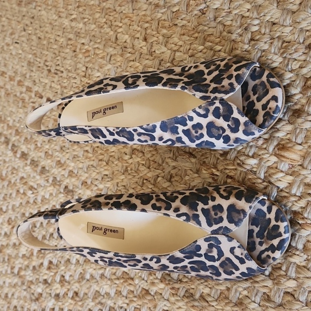 Paul Green | Shoes | Paul Green Avanti Leo Print. Sz 7.5 US 5.5 UK